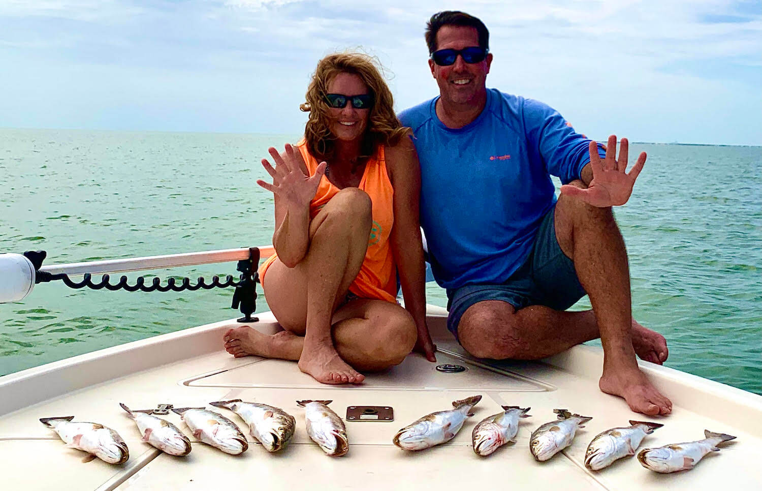 fishing on boat