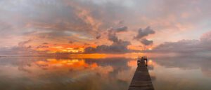 pano dock and sky