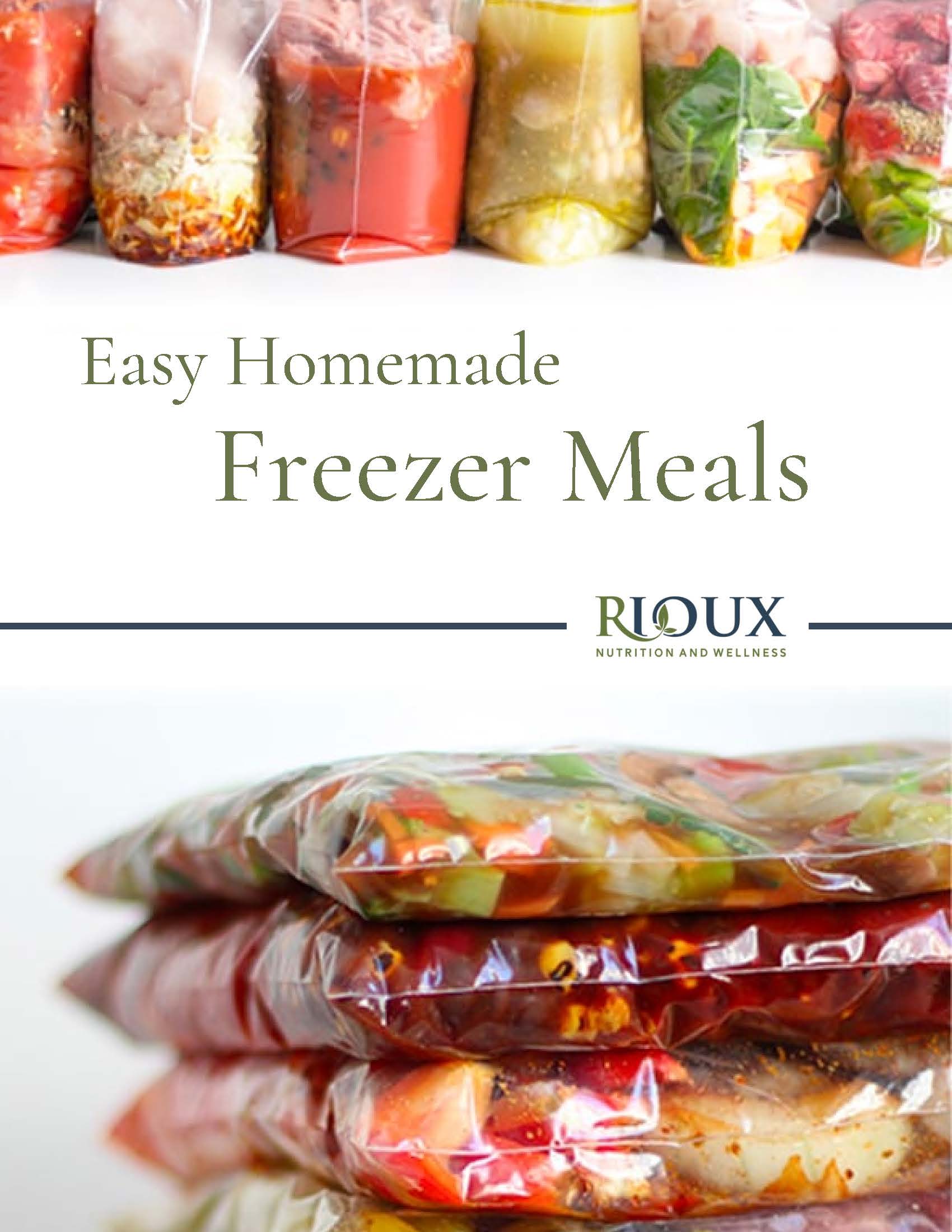 Easy Homemade Freezer Meals